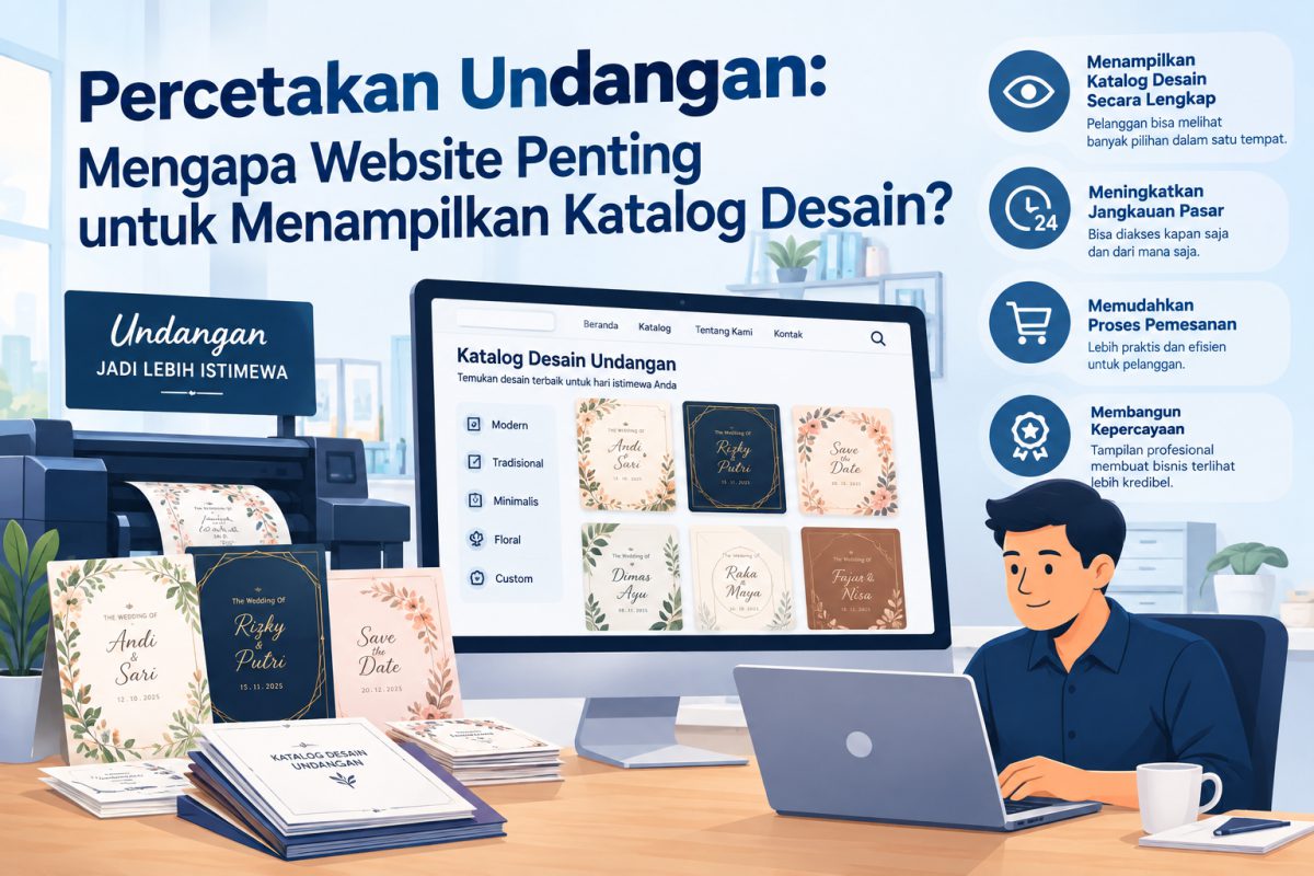 Percetakan Undangan: Mengapa Website Penting untuk Menampilkan Katalog Desain?