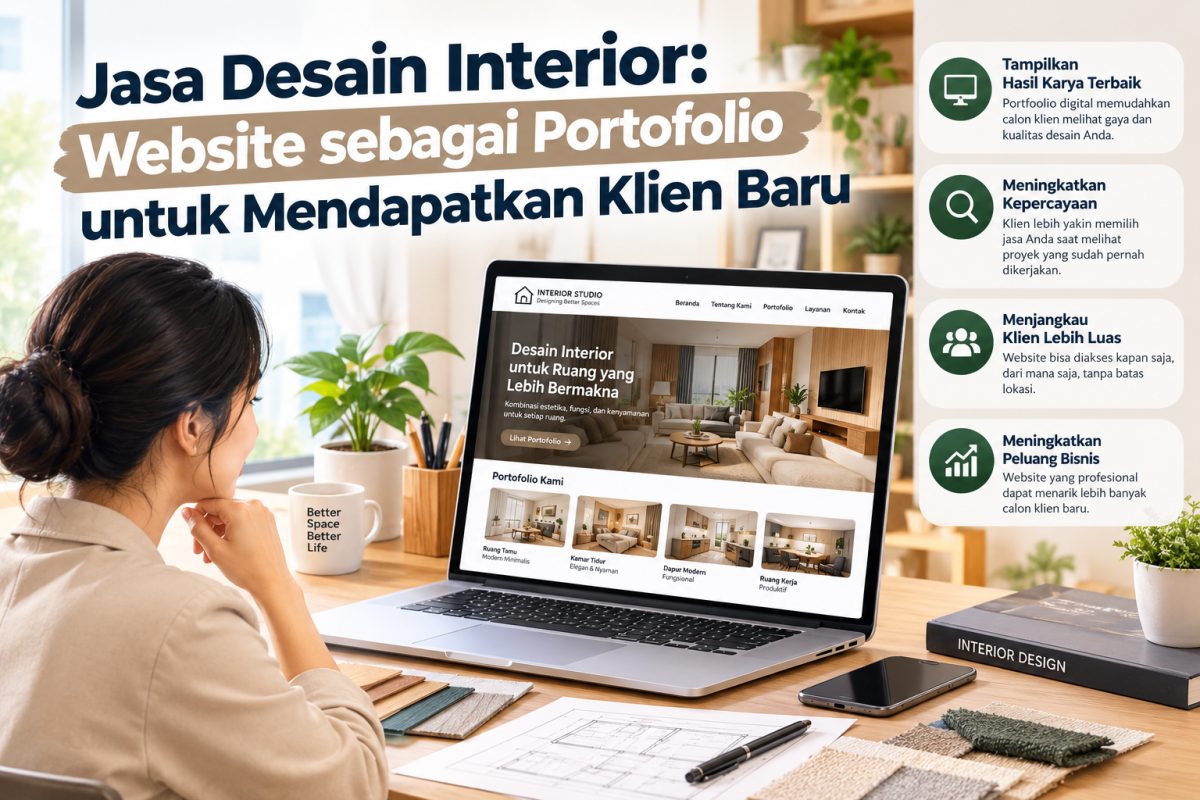 Saatnya Jasa Desain Interior Punya Website untuk Menampilkan Karya Terbaik
