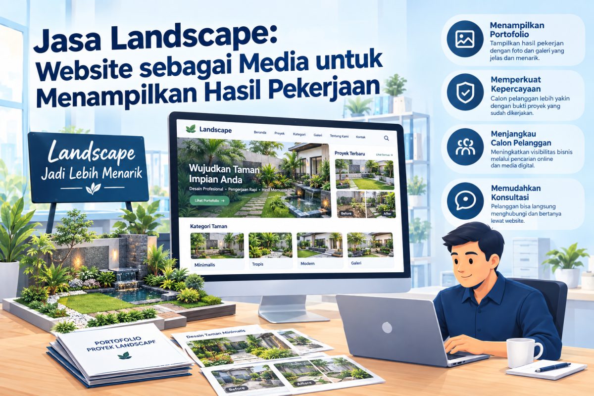 Jasa Landscape: Website sebagai Media untuk Menampilkan Hasil Pekerjaan