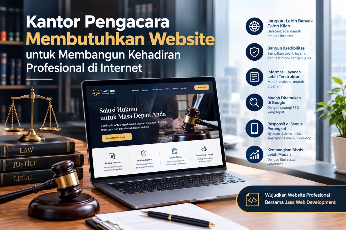 Kantor Pengacara Membutuhkan Website untuk Membangun Kehadiran Profesional di Internet