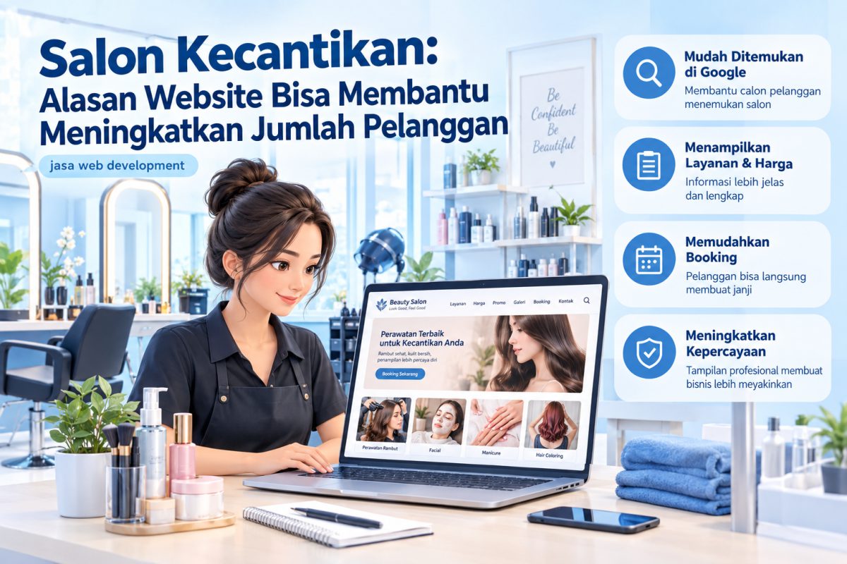Salon Kecantikan: Alasan Website Bisa Membantu Meningkatkan Jumlah Pelanggan